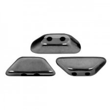 Les perles par Puca® Tinos beads Jet Hematite 23980/14400
